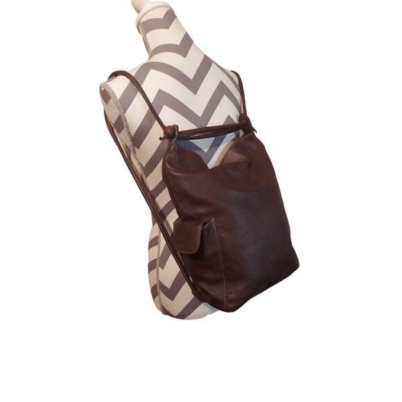 Naor Jacoby Leather Vesatile Backpack - Picture 8 of 9